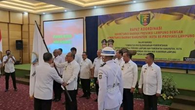 Sekda kabupaten Lampung Utara di kukuhkan sebagai ketua forsesdasi