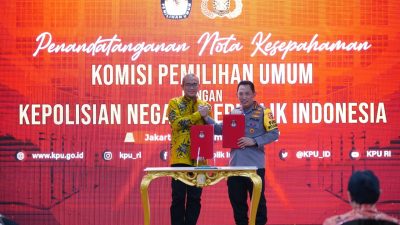 Mou dengan KPU, Kapolri: Jaga Persatuan Kesatuan di Pemilu 2024 Syarat Mutlak