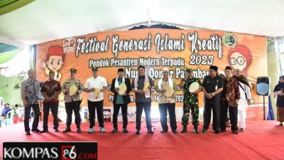 Gubernur Sumsel Hadiri Pembukaan Festival Generasi Islami Kreatif 2023 Ponpes Modern Terpadu Nurul Qomar.