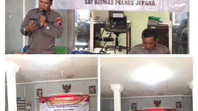 Masih Tren Tentang Berita Hoax Penculikan Anak, Sat Binmas Polres Jepara Terus Sosialisasi ke sekolah dan Desa.