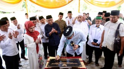 Peresmian Masjid Pusaka Al Anhar Desa Pampangan di hadiri Bupati Dendi