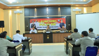 <em>Polres Tulang Bawang Barat Launching Polisi RW, Wujudkan Keamanan Setiap Wilayah.</em>