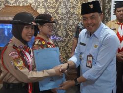 Pj. Bupati Jepara Edy Supriyanta lepas kontingen Pramuka ketingkat Nasional dan Dunia