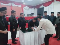 Paripurna DPRD Muratara,semua Fraksi Setuju LPJ Pelaksanaan APBD Tahun 2022