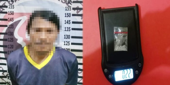 Bawa Narkotika Dalam Tas Selempang, Buruh Asal Ringin Sari Ditangkap Polres Tulang Bawang