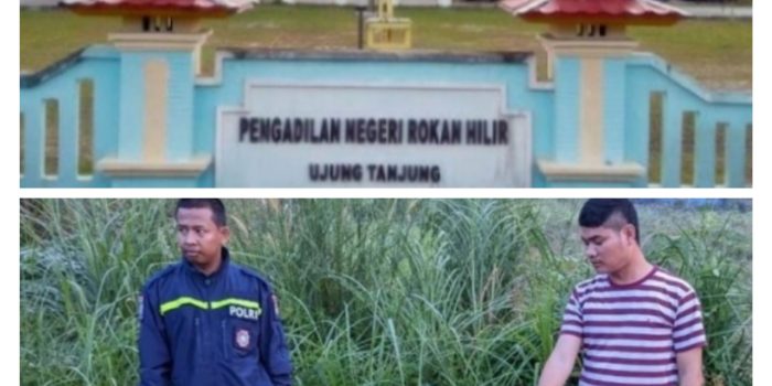 Hakim PN Rohil Vonis Terdakwa kasus Pembunuhan Waria 8 Tahun Penjara! Pasal Tuntutan JPU Rohil Kandas